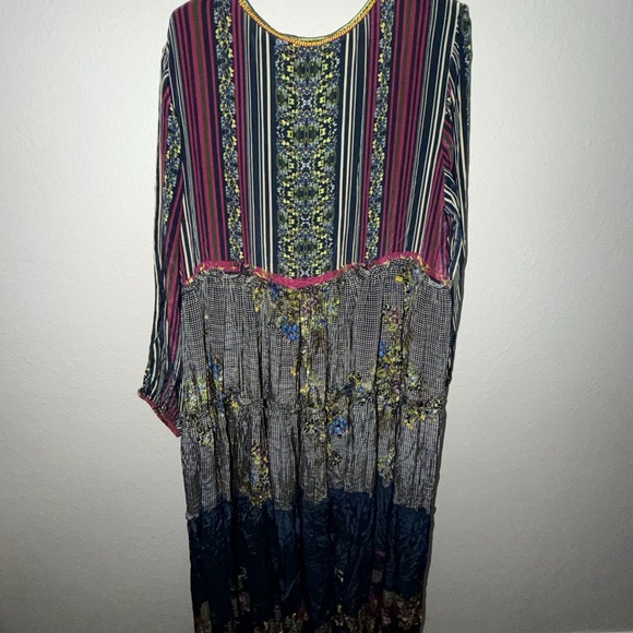 NWT Anthropologie Bhanuni by Jyoti Tatiana Tiered Maxi Dress. - Picture 11 of 12